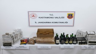 Kastamonuda 10 litre sahte içki ele geçirildi