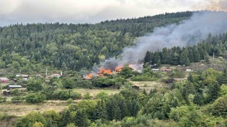 Kastamonu'da 4 ev alevlere teslim oldu