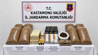 Kastamonu'da 5 bin 480 adet doldurulmuş makaron ele geçirildi