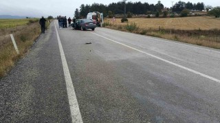 Kastamonuda otomobiller kafa kafaya çarpıştı: 5 yaralı