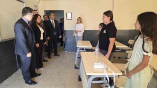 Kaymakam Öztürk, uyum haftasında öğrencilerle buluştu