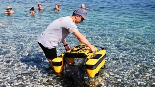 Kemer koylarında "Çöp Kapar" ile temizlik çalışmaları başladı