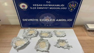Keşan'da 22,96 gram metamfetamin ele geçirildi