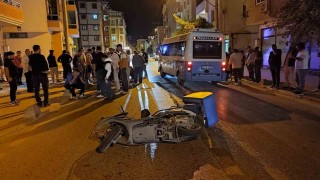Keşan'da motosiklet yayaya çarptı: 2 yaralı