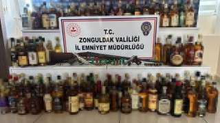 Kilimlide kaçak alkol ve ruhsatsız silah operasyonu