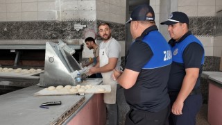 Kilis'te fırınlarda gıda denetimi gerçekleştirdi