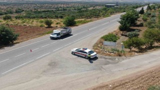 Kiliste trafik güvenliği için dron ile denetimi gerçekleşti