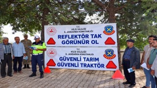 Kilis'te traktör sürücülerine "Güvenli Tarım" eğitimi