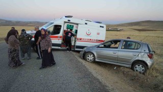 Kırıkkalede otomobil takla attı: 4 yaralı