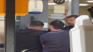 Kırklarelinde bir şahsın babasını darbettiği anlar kameraya yansıdı