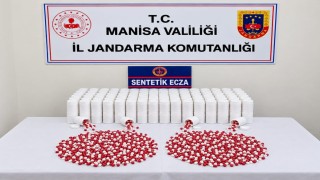 Kırsala gizlediği 12 bin 450 sentetik hapla yakalandı