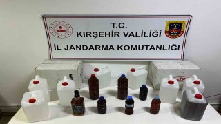 Kırşehirde kaçak alkol operasyonu: 50 litre kaçak içki ele geçirildi