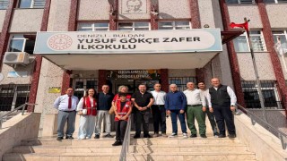 Kızılay'dan Buldanlı öğrencilere çanta ve kırtasiye desteği