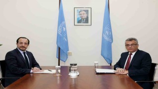 KKTC Cumhurbaşkanı Erhürman, Rum lider Hristodulidis ile görüştü