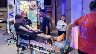 Kontrolden çıkan motosiklet devrildi: 1 yaralı