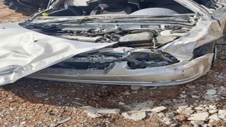 Kontrolden çıkan otomobil takla attı: 1 ölü, 2 yaralı