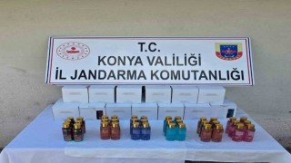 Konyada 186 bin makaron ve 240 kaçak parfüm ele geçirildi
