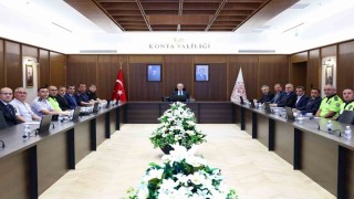 Konyada okullarda alınan güvenlik tedbirleri değerlendirildi