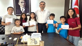 Kozanda miniklerden afetzedelere 15 bin liralık destek