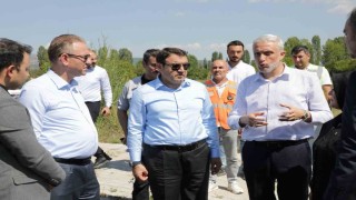 Kütahya Valisi Işın, Emet-Simav yolundaki çalışmaları inceledi