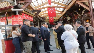 Kütahya Valisi Musa Işın, Sokak Sağlıklaştırma Projesi alanında incelemelerde bulundu