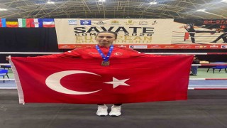 Kütahyalı sporcu Elif Kaya Avrupa ikincisi oldu