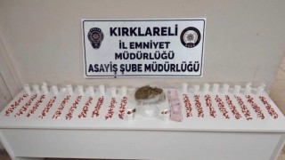 Lüleburgaz'da sırt çantasından uyuşturucu çıkan şahıs tutuklandı