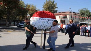 Malatyada Ahilik Haftası için Atatürk Anıtına çelenk sunuldu