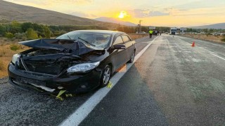Malatya'da otomobille çarpışan motosiklet sürücüsü hayatını kaybetti