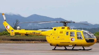 Malezyada sağlık ekibini taşıyan helikopter düştü: 5 ölü