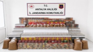 Manavgatta 36 bin makaron, 35 kilo kıyılmış tütün ele geçirildi