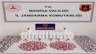 Manisa'da 11 bin 214 adet sentetik hap ele geçirildi