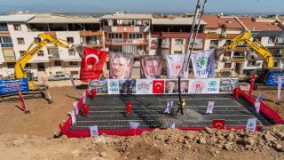 Manisada 137 konutluk projenin temeli atıldı