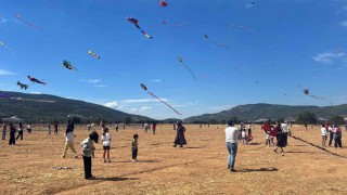 Menteşe'de gökyüzü uçurtmalarla renklendi