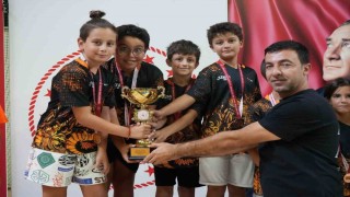 Menteşede masa tenisi minikler il birinciliği müsabakaları tamamlandı