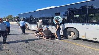 Menteşe'de motosiklet yayaya çarptı: 1 yaralı