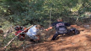 Menteşede otomobil uçuruma yuvarlandı: 1 yaralı
