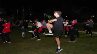 Merkez park, spor etkinliklerine ev sahipliği yapıyor