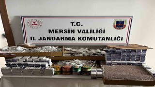 Mersin'de sigara kaçakçılığı operasyonu: 32 bin 120 makaron ele geçirildi