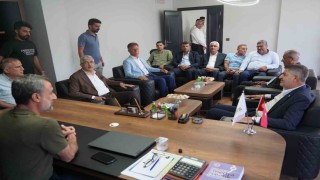 Milletvekili Şan ve Başkan Hallaç basın mensuplarıyla buluştu