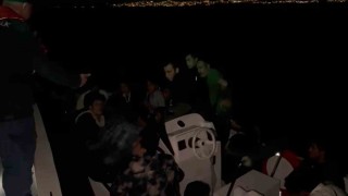 Mobil radar tespit etti, düzensiz göçmenler yakalandı