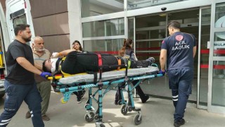 Motosiklet devrilerek sürüklendi: 1 yaralı