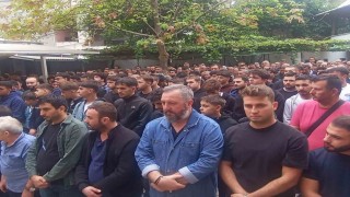Motosiklet kazasında hayatını kaybeden genç son yolculuğuna uğurlandı