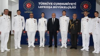 MSÜ Deniz Harp Okulu öğrencilerinden Türkiyenin Lefkoşa Büyükelçiliğine ziyaret
