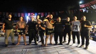 Muaythai şampiyonluk kemerleri Manisaya geldi