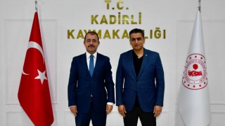 Müdür Kahveciler’den Kaymakam Dolu’ya Veda Ziyareti