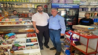 Müftü Kızılarslan ahilik haftası nedeniyle esnafla buluştu