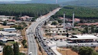 Muğlada zincirleme kaza sonrası karayolunda trafik tıkandı
