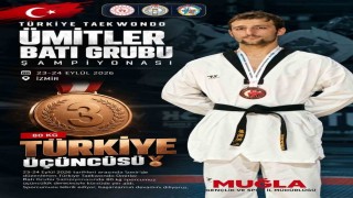 Muğlalı sporcu Semih Karabacak Türkiye üçüncüsü oldu