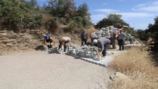 Nazillide eski sokaklar yenileniyor
